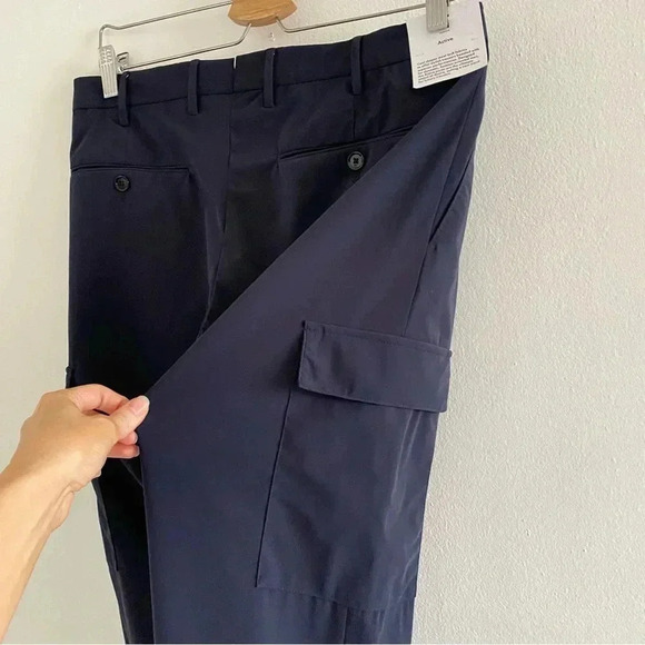 PT Torino Men's Black Gamma Cargo Pants Sz 48/ Medium US 32-33 - Picture 9 of 13